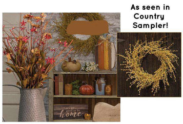 Dry Yarrow Wreath, 24